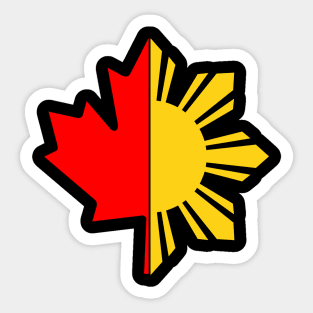 Filipino Sun and Stars Pinoy Canadian decal Sticker